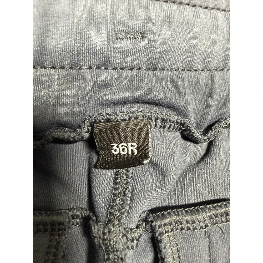 Public Rec Shorts Mens‎ 36 Blue Athletic Nylon Stretch Zip Pockets Drawstring